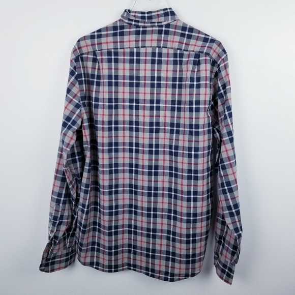 J. Crew Slim Flex Washed Plaid Button Front Shirt NWT size Large - Picture 3 of 10